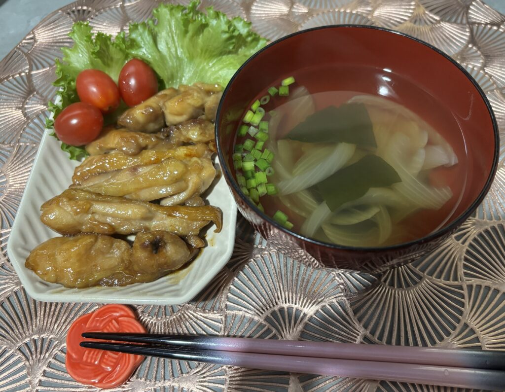 Teriyaki Chicken with Clear Soup